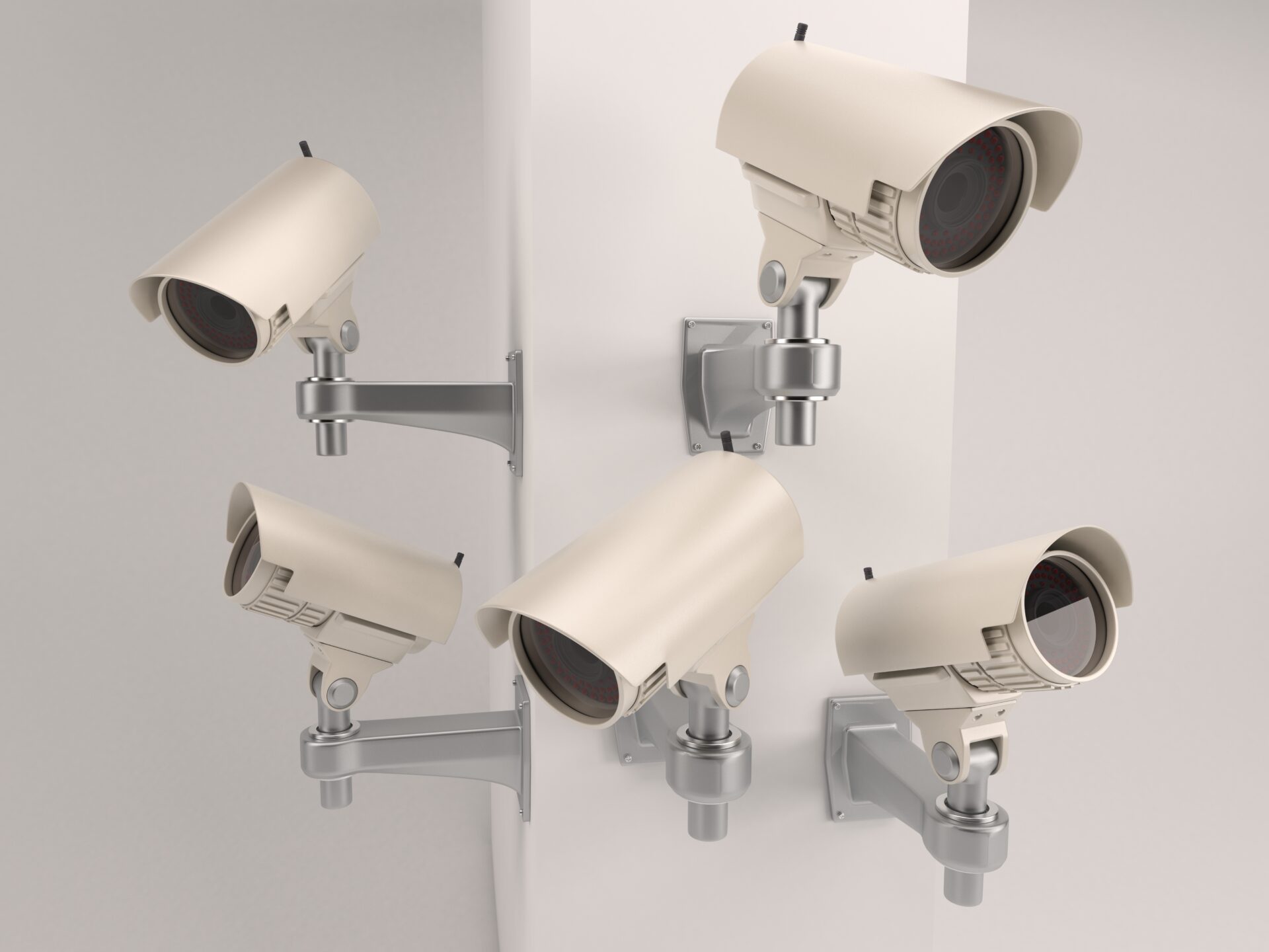 3D Render of CCTV Security Camera